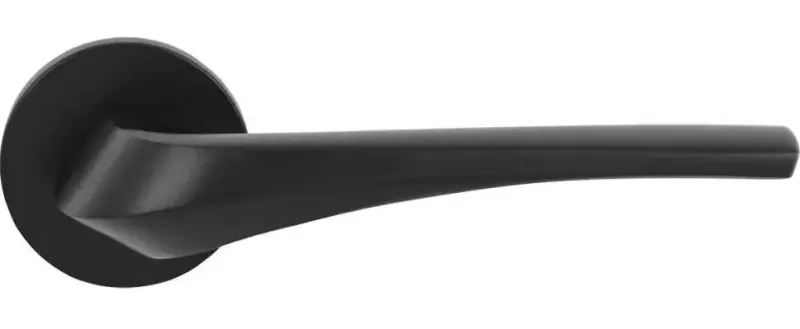 Ручка для дверей Comit Sky R (роз 6 мм) чорний матовий (Китай)