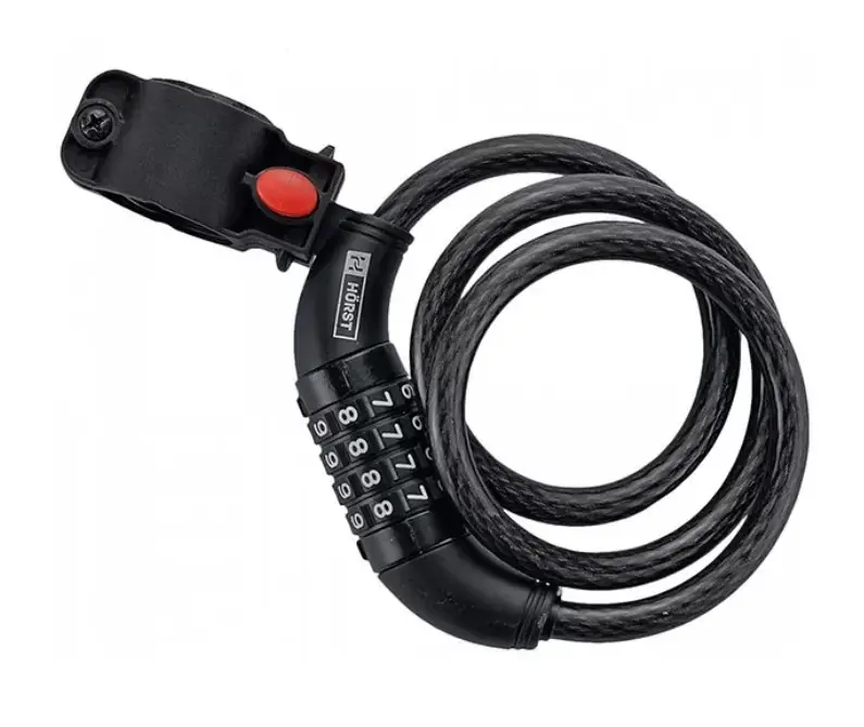 Навісний вело замок HORST HR-V4-10/800 сталь (Китай)