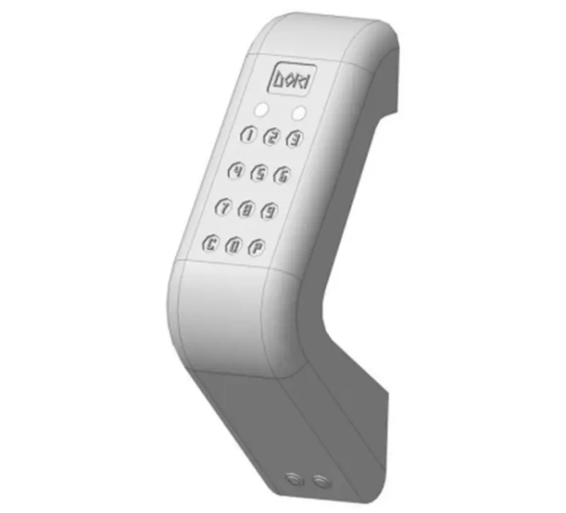 Замок кодовий DORI 4 GREY 30-70мм